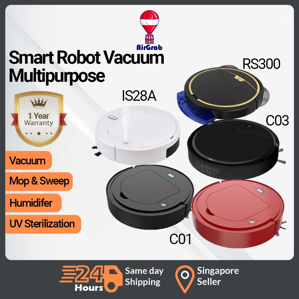 Robot Vacuum Cleaner Automatic Cordless Smart Cleaner Robot Humidifier ...