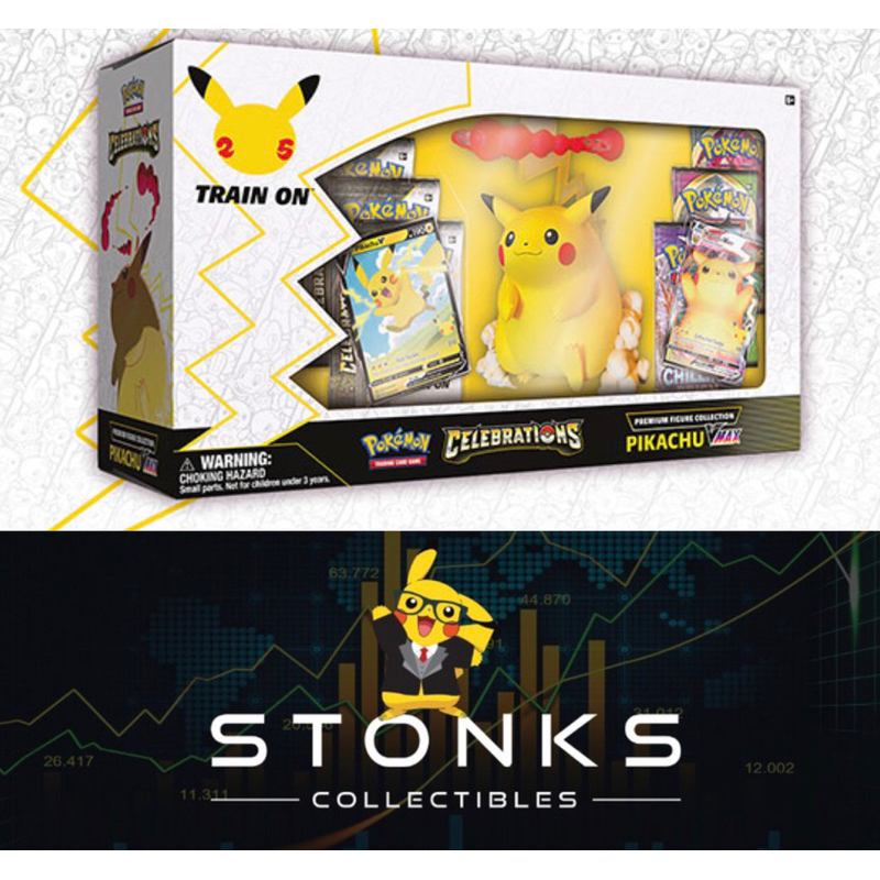 Celebrations Premium Figure Collection-Pikachu VMAX - Pokemon TCG