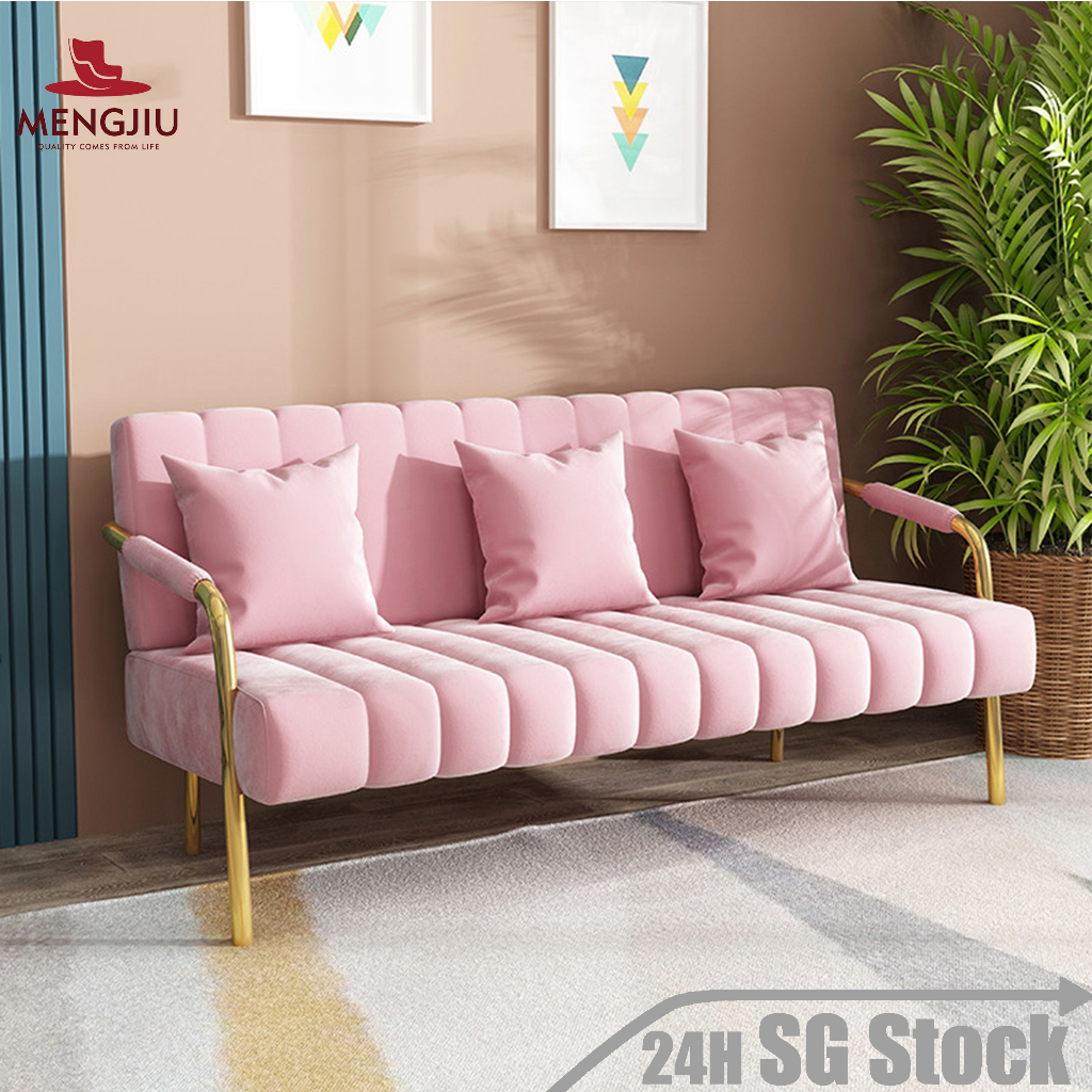 MENGJIU Ready Stocks Designer Nordic Sofa Single 2 Seater Sofa Home