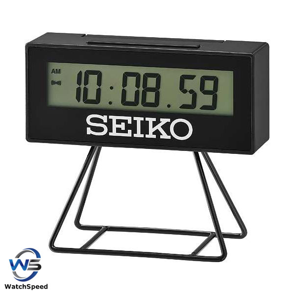 Seiko QHL092K QHL092 Black Digital Limited Edition Snooze Alarm Clock