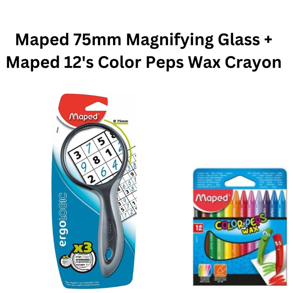 Maped Magnifying Glass