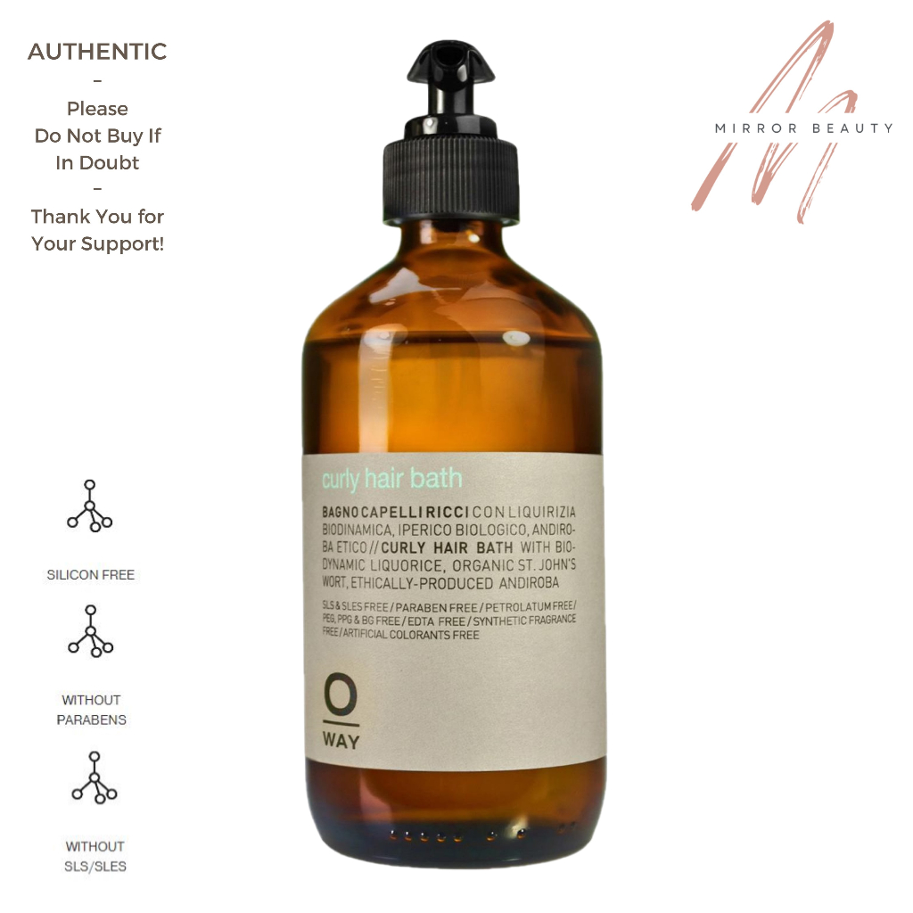 Oway Curly Hair Bath 240ml Shopee Singapore
