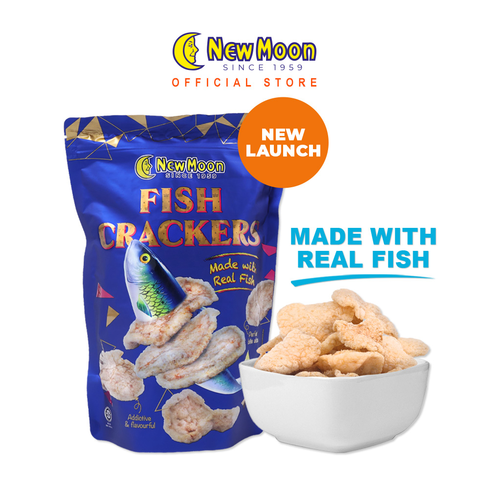 New Moon Fish Crackers 75g Shopee Singapore