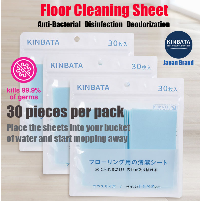 Kinbata Floor Cleaner Sheet Detergent Cleaning Sheet Multi Purpose ...