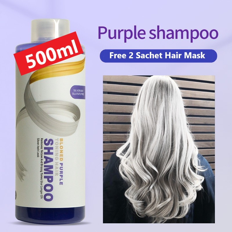 [Local Seller] 500ml Vikada Purple Shampoo/Remove Yellow Shampoo/Red