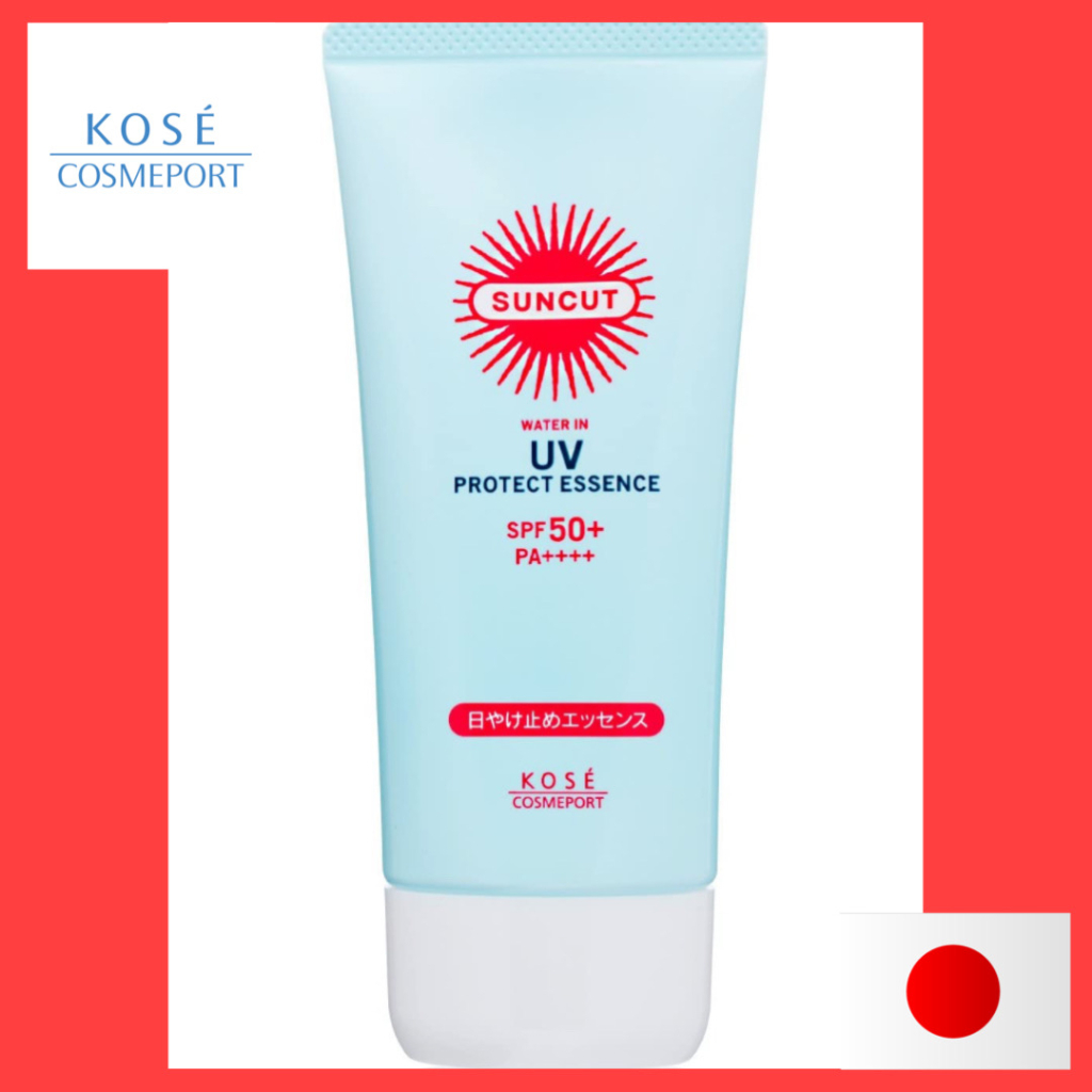 KOSE KOSE SUNCUT Sunscreen Essence, Fragrance Free 80g SPF50+ PA