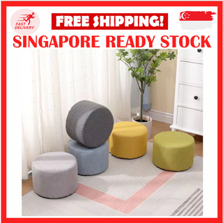 Small Foot Stool Ottoman Foot Rest Pouf Ottoman Wooden Step Stool for Kids  an