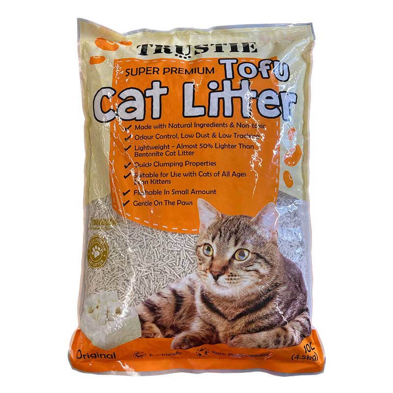 TRUSTIE Super Premium Cat Litter Tofu 10l (4.5kg) Shopee Singapore