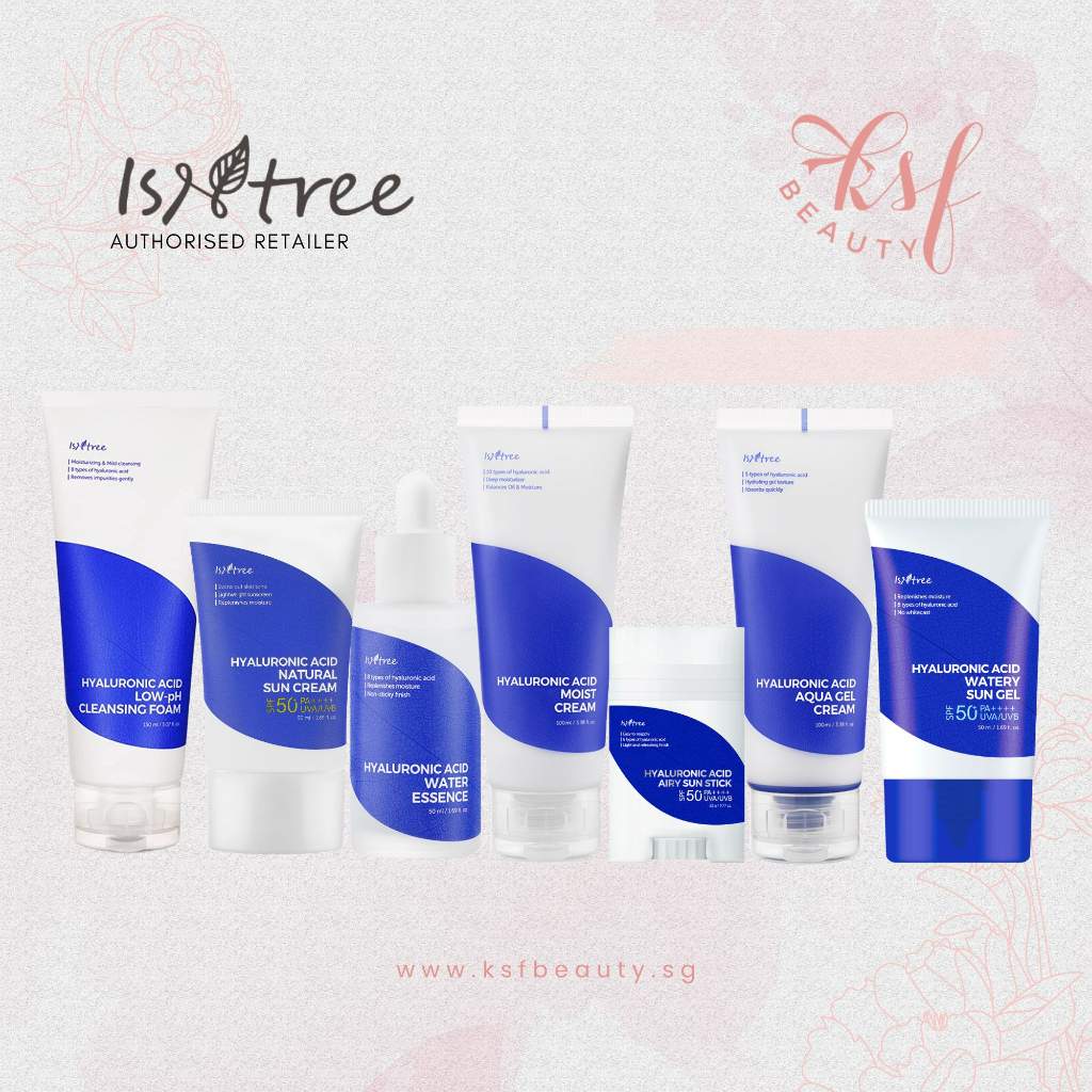 Isntree Hyaluronic Acid Skincare Line Watery (Sun Gel/ Sun Stick/ Aqua