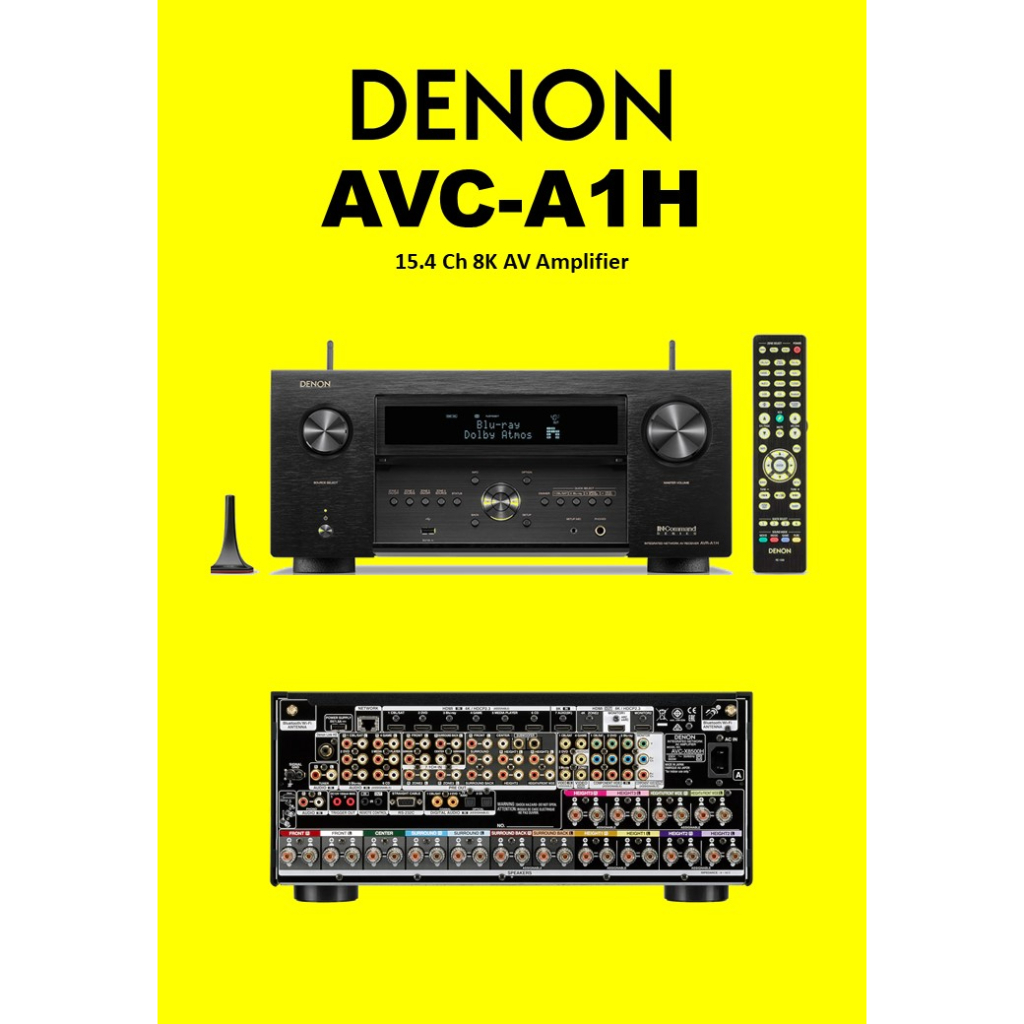 DENON AVCA1H 15.4 Ch 8K AV Amplifier Shopee Singapore