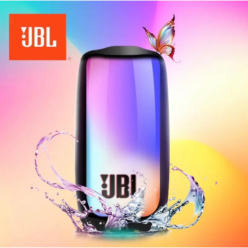 JBL Pulse 5 Portable Bluetooth Speaker Wireless Water ploof black New