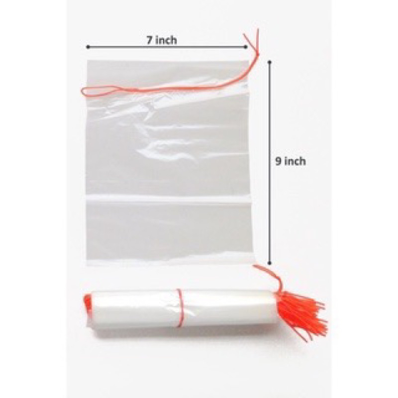 ✓SG READY STOCK! Food Grade String Bag Plastic Packaging Bag