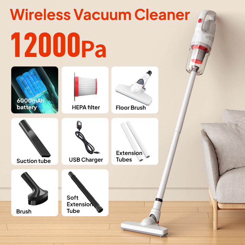 Wireless Vacuum Cleaner For Home, Handheld Portable Cordless Vacumm w ...