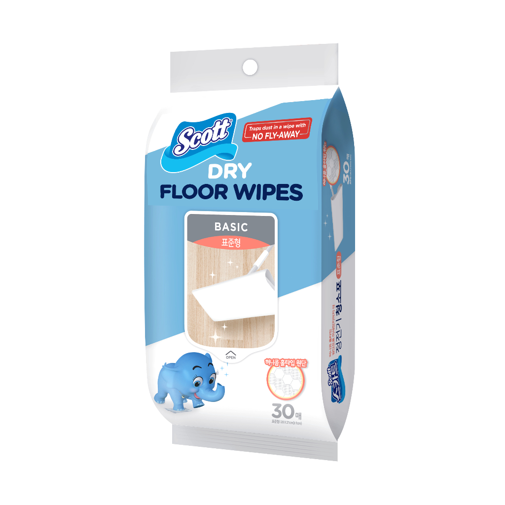 [Bundle of 3] Scott Dry / Wet Floor Wipes (30 sheets) Shopee Singapore