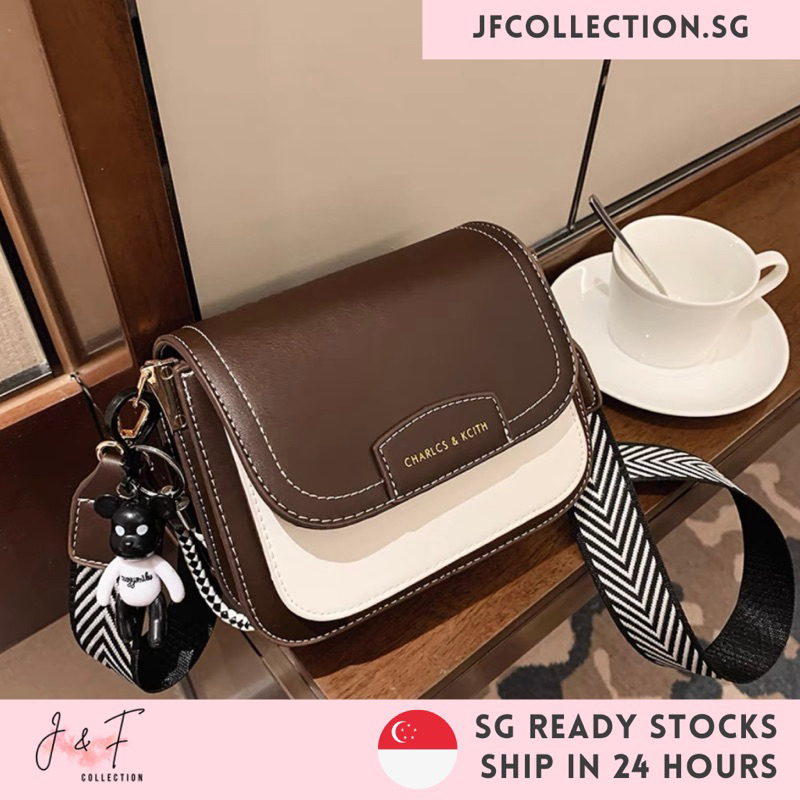 [SG Instocks] Casual Korean style fashion sling bag for women adjustable strap shoulder bag gift