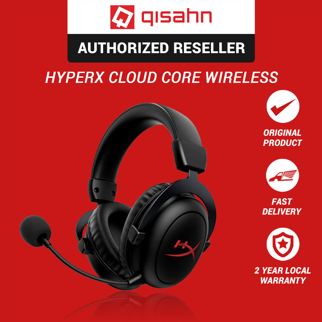 HyperX Cloud Core Wireless Headset (4P5D5AA) Shopee Singapore