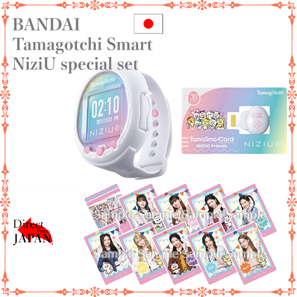 BANDAI Tamagotchi Smart NiziU special set Japanese handheld game