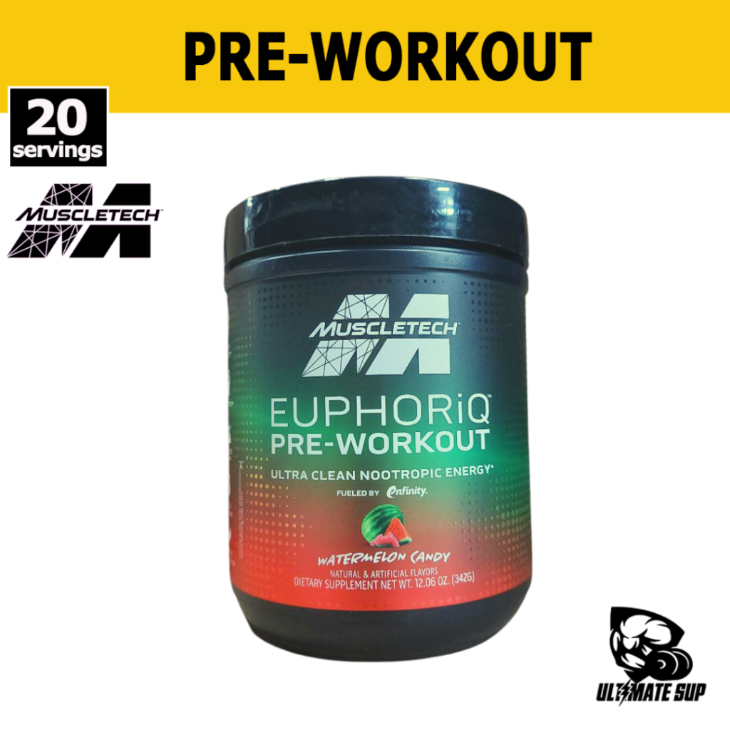 MuscleTech, EuphoriQ Pre Workout, Muscle Building, 11.99 oz (340 g