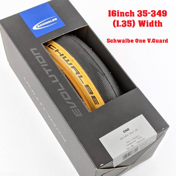 [SG SELLER] Schwalbe 349 Tan Wall Marathon Racer Bike 16inch 35-349 ...