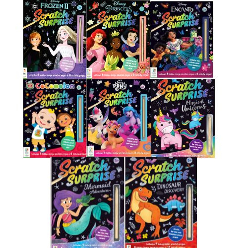 Scratch Surprise Disney Princess/Frozen 2/Magical Unicorns/Mermaid