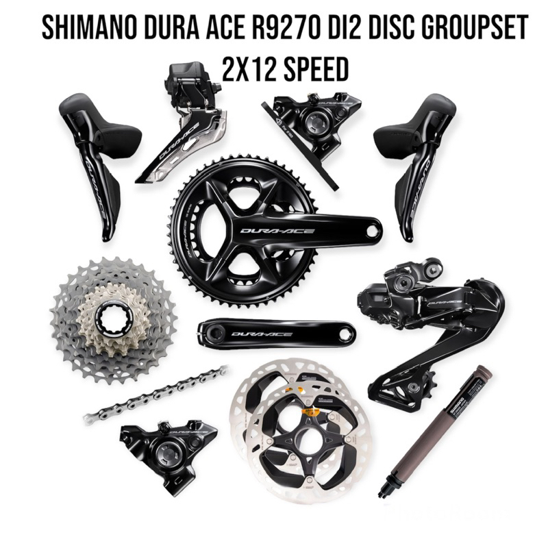 SG LOCAL STOCK Shimano Dura Ace R9250 Rim Brake R9270 Disc Brake Di2 Road Groupset 2x12 Speed Shopee Singapore
