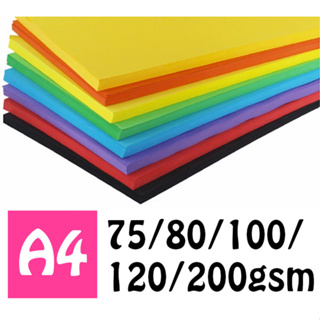 Multicolour Heavy Copy Paper A4 80g Thin Cardboard Art Paper 100