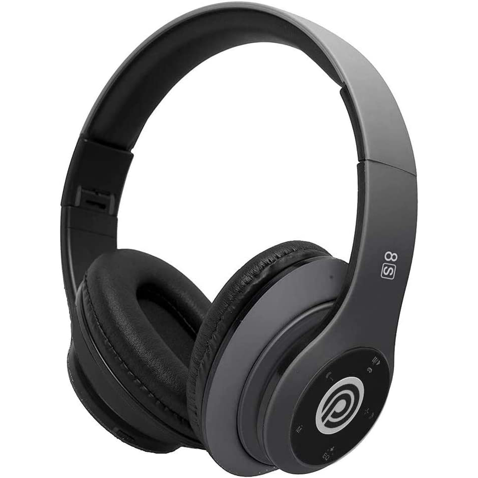 (H00001) 8S Wireless Headset with mic,Stereo Sound Foldable True