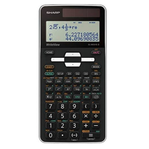 Sharp EL-W531S II Silver Edition Scientific Calculators Approved For ...