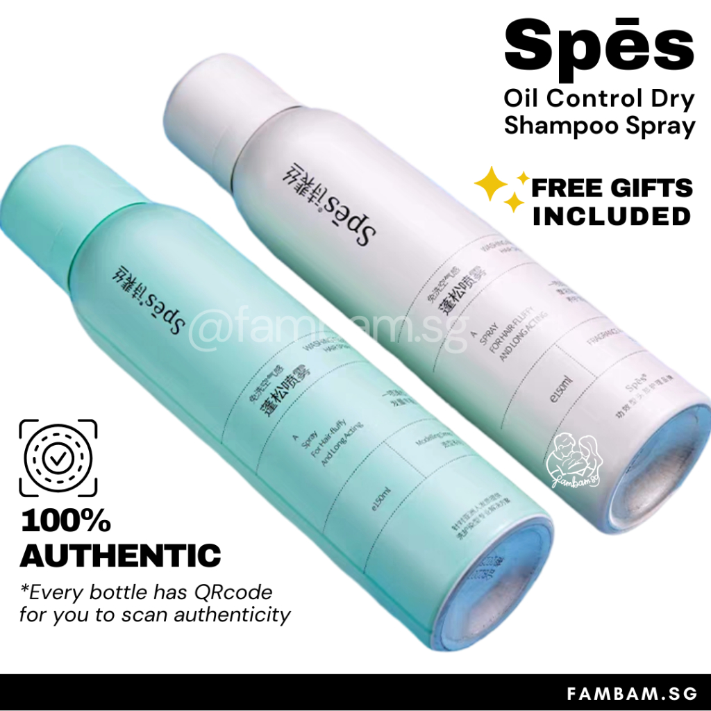 [SG READY STOCK] SPES Oil Control Dry Shampoo Hair Spray Shopee Singapore