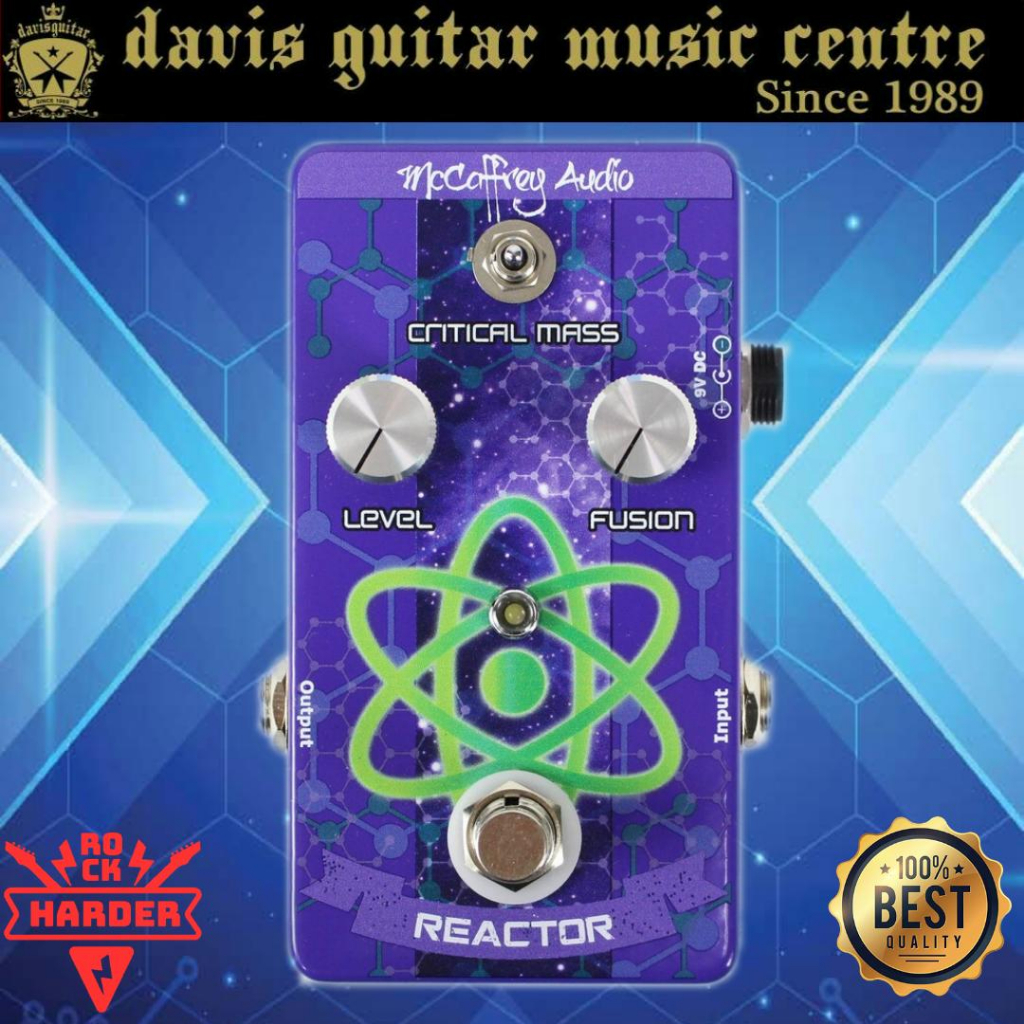 McCaffrey Audio Reactor Compressor Guitar Effect Pedal | Shopee Singapore
