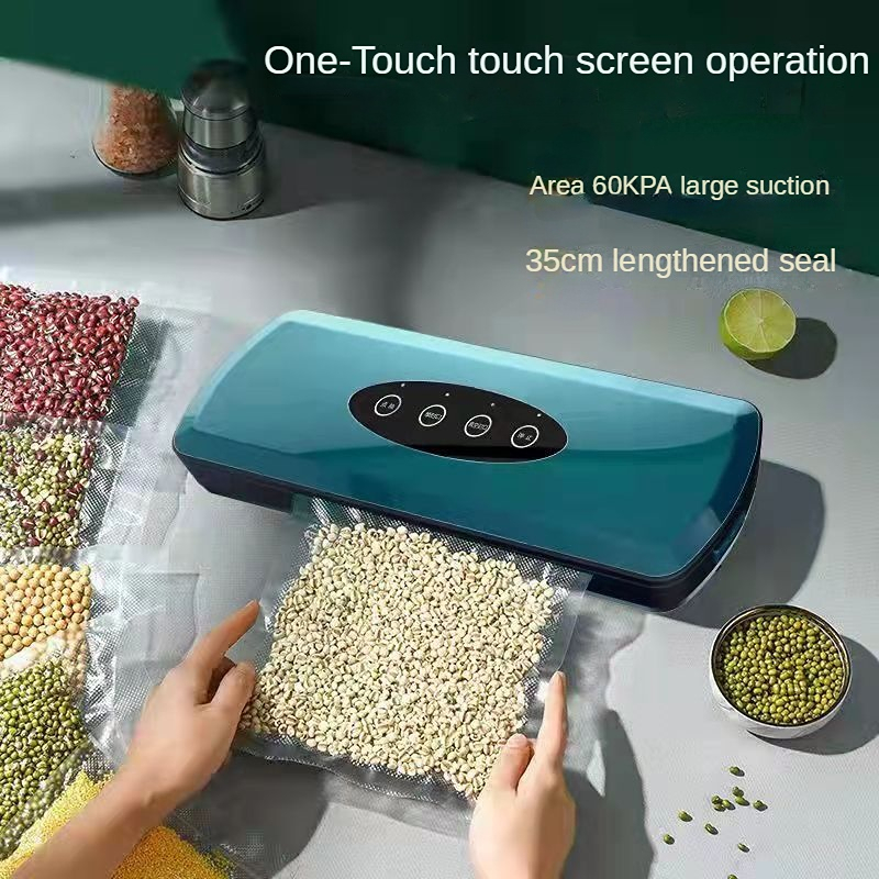 Vacuum Sealer Food 220V Automatic Commercial Household Food Vacuum Sealer SG plug Packaging