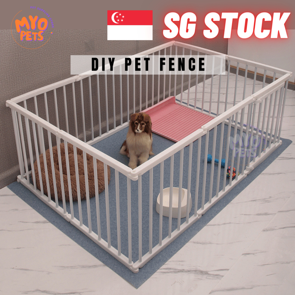 SG🇸🇬 MYOPETS DIY Pet Fence Modular Playpen Shopee Singapore