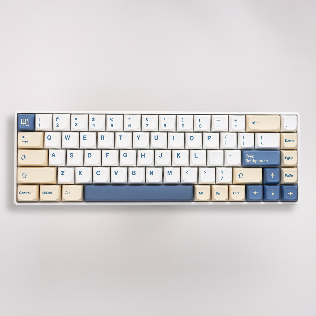 Vita Soy Soya Milk Keycaps XDA Profile PBT Compatible with 60/70/80/108 ...