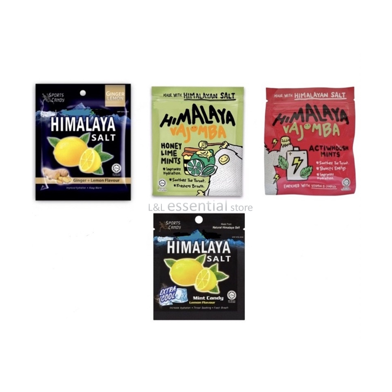 Himalayan Salt Candy / Ginger Lemon / Vajomba, 15g x 12 pack (1Box) Shopee Singapore