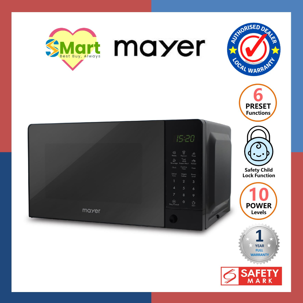 Mayer 20L Microwave Oven [MMMW20] Shopee Singapore