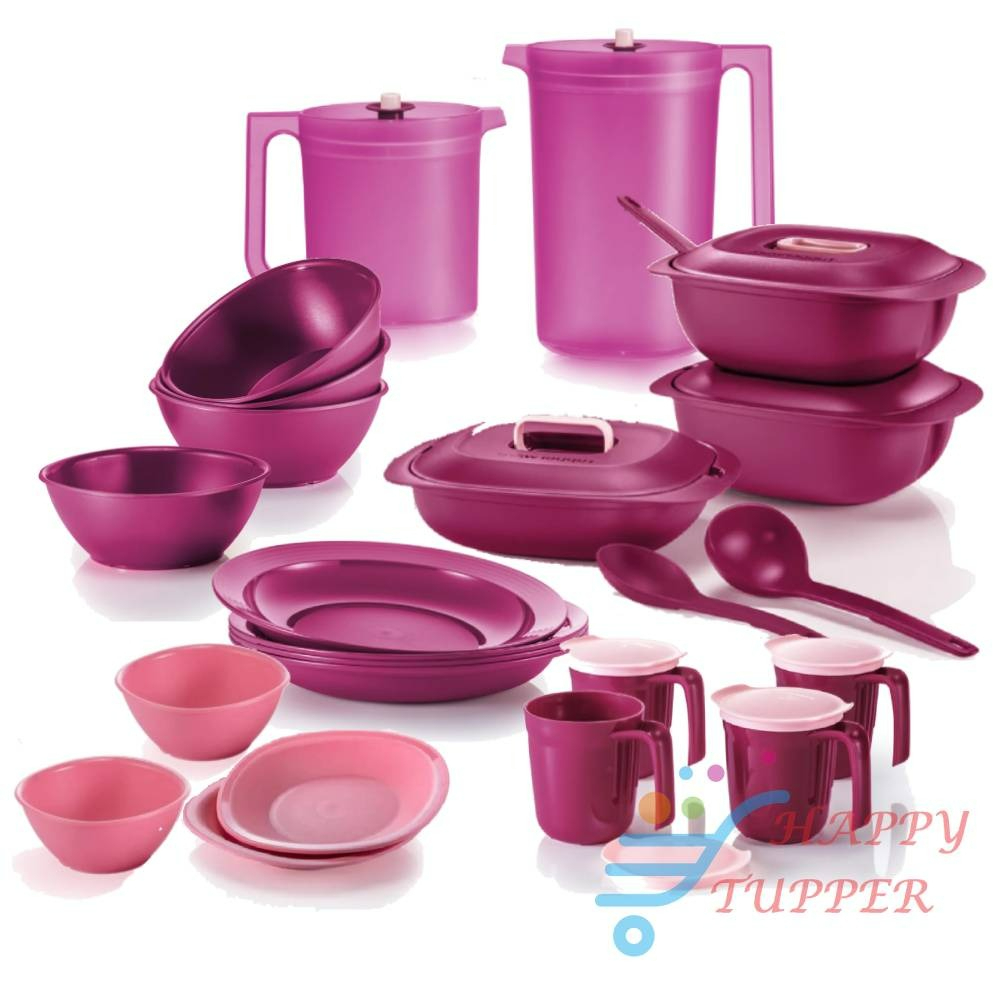 Tupperware Gourmet Server Set / Gourmet Bowl 700ml / Gourmet Plates