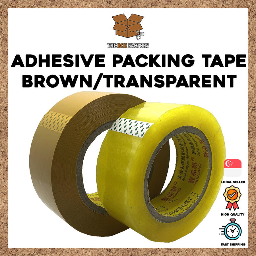 Large Scotch Tape Clear OPP Tape Transparent Packing Tape Brown