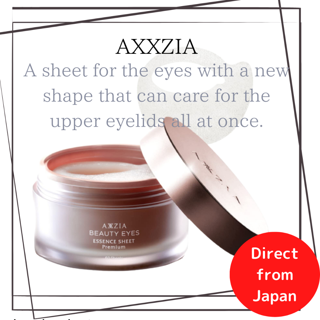 AXXZIA Beauty Eyes Essence Sheet Premium 60 Sheets (30 times for both