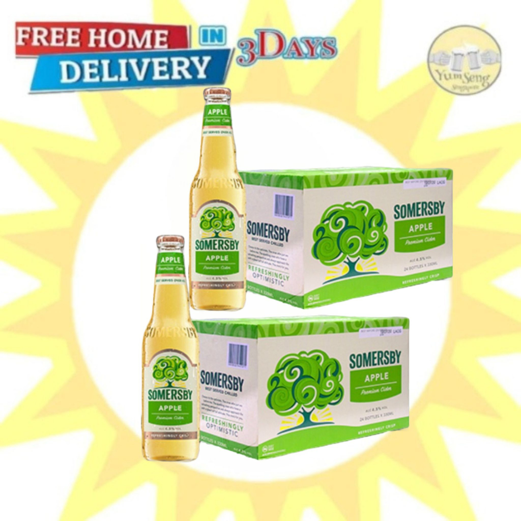 Somersby Apple Cider Bottles 24 bottles X 330ml [ EXP December 2023