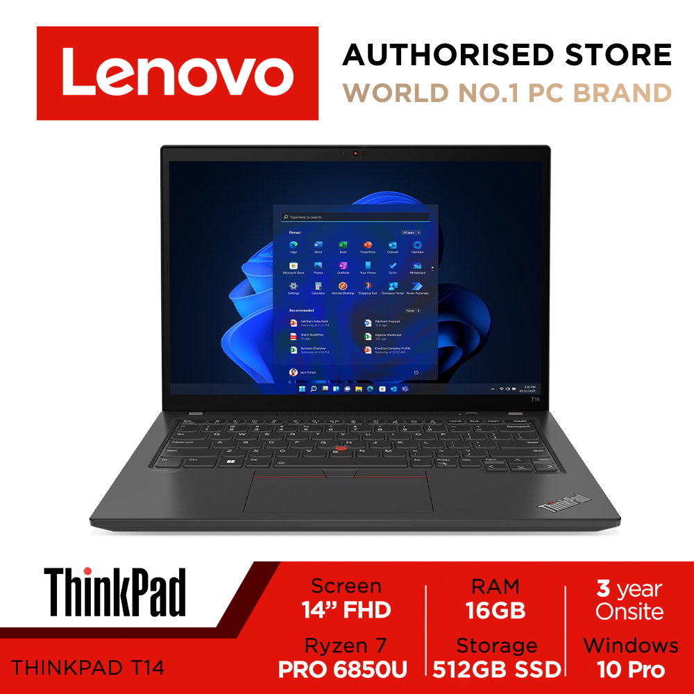 [Free 3Y Onsite] Lenovo ThinkPad T14 | 21CFS00W00 | 14