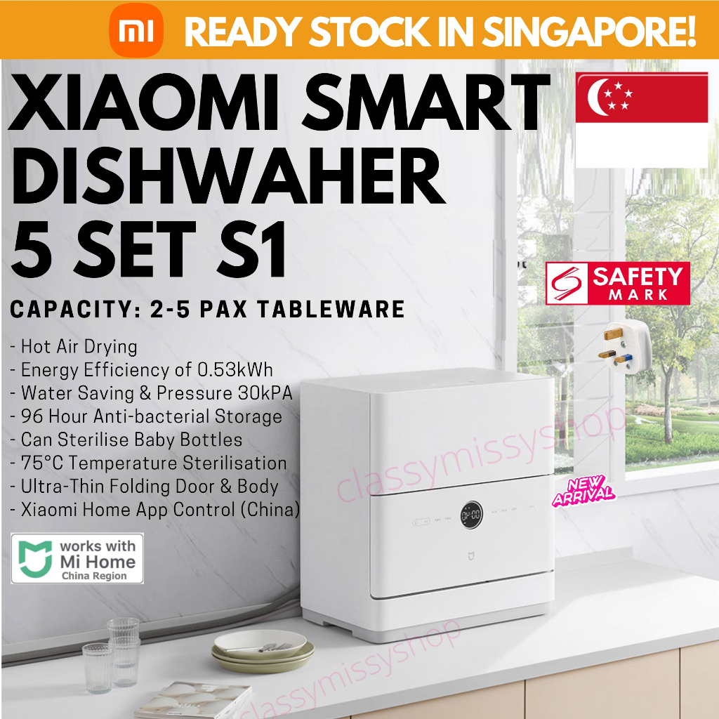 Xiaomi Mijia Smart Desktop Dishwasher S1 with smart wash program unveiled -   News