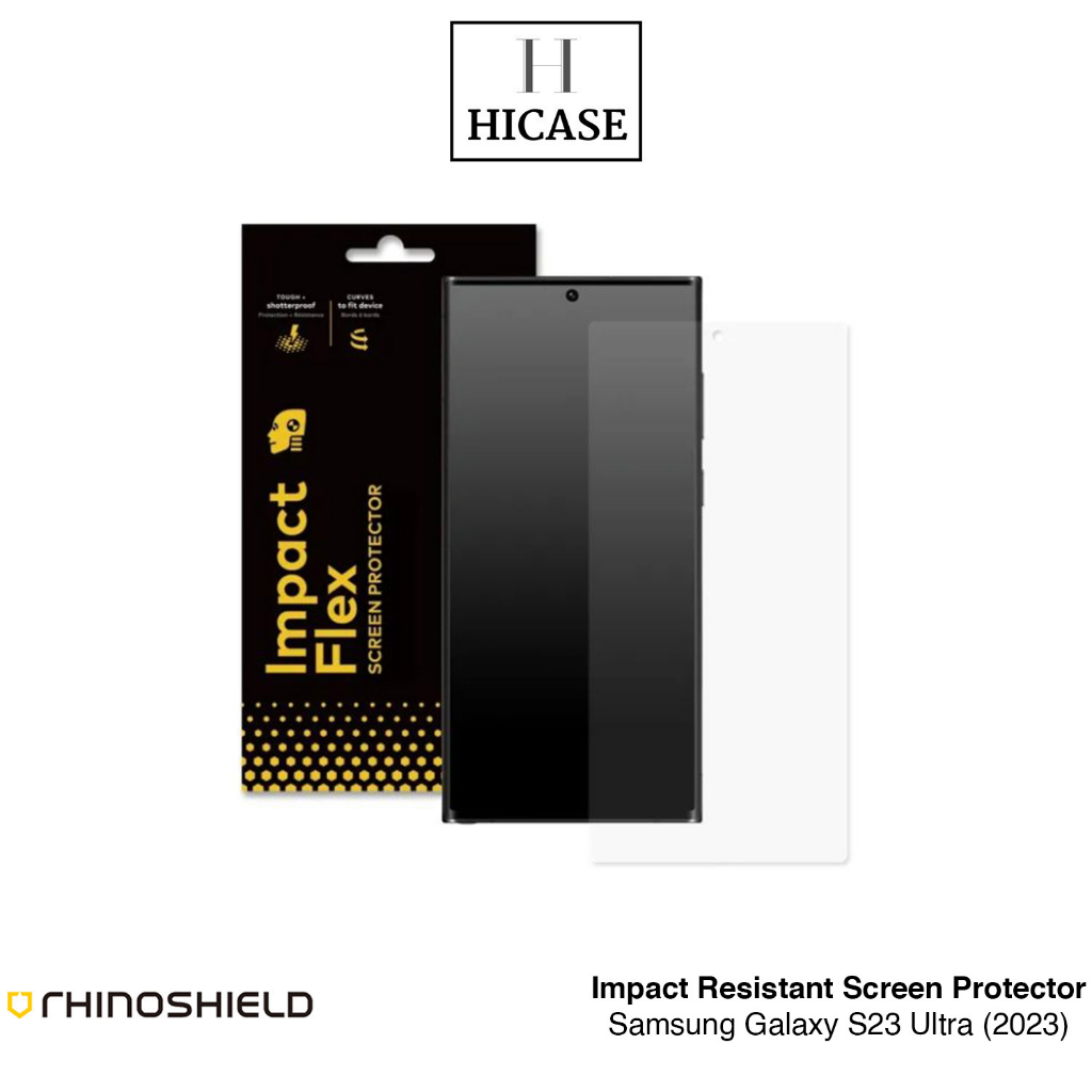 RhinoShield Impact Resistant Screen Protector for Samsung Galaxy S23