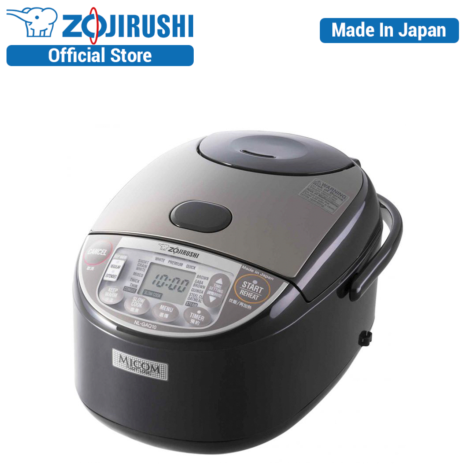 Zojirushi 1.0L Fuzzy Logic Rice Cooker NLGAQ10 (Black) Shopee