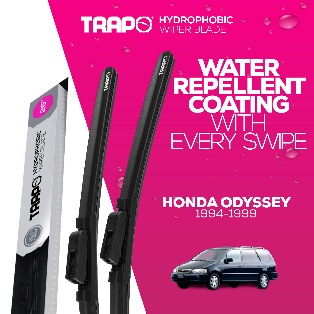 Trapo Hydrophobic Car Wiper Blade Honda Odyssey (19941999) Shopee