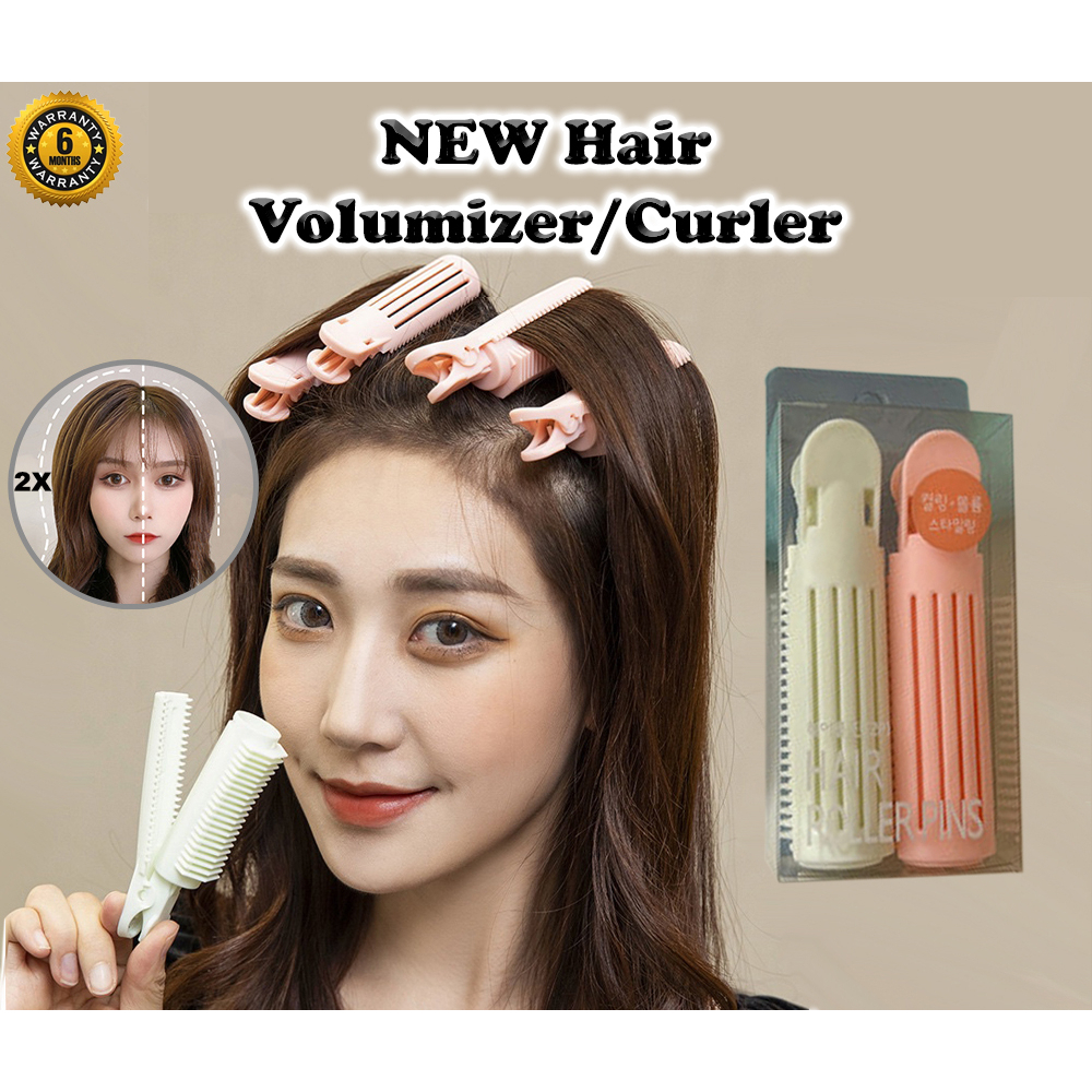 [SG READY STOCK] 2 Pc Instant Volume Hair Rollers Clip Hair Curler