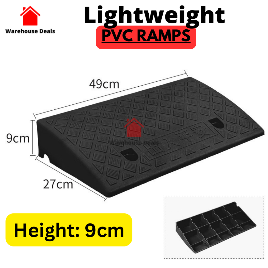 Wheelchair Ramp For Entrance Kerb | Many Heights Available | Shopee ...