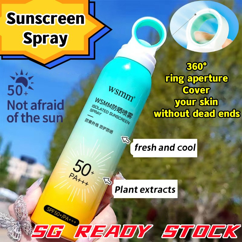 【SG Ready Stock】Face Spray Sunscreen SPF50 Sunscreen Spray AntiUV