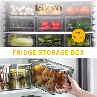 Refrigerator Fish Drip Box Kitchen Classification Storage Box Plastic  Rectangular Refrigerated Box with Cover - AliExpress