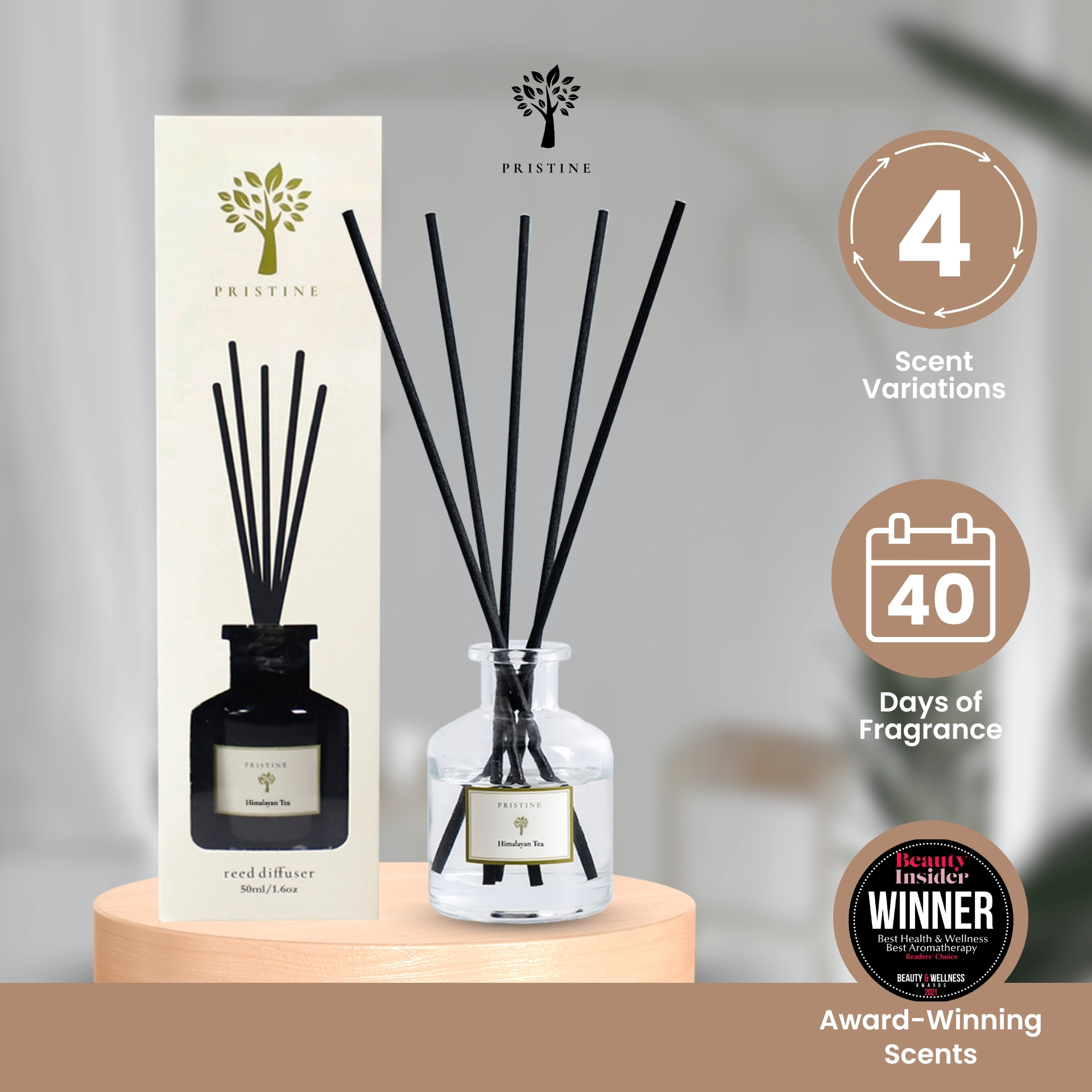 Pristine Reed Diffuser Signature Essential Oil Award Winning