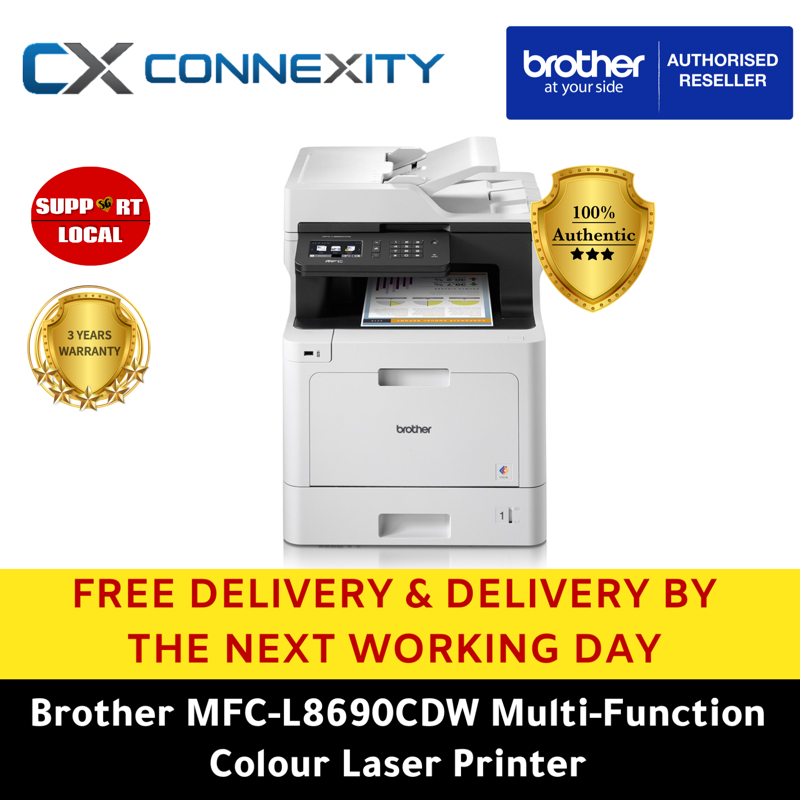 Brother MFC-L8690CDW Multi-function Color Laser Printer Brother Laser ...